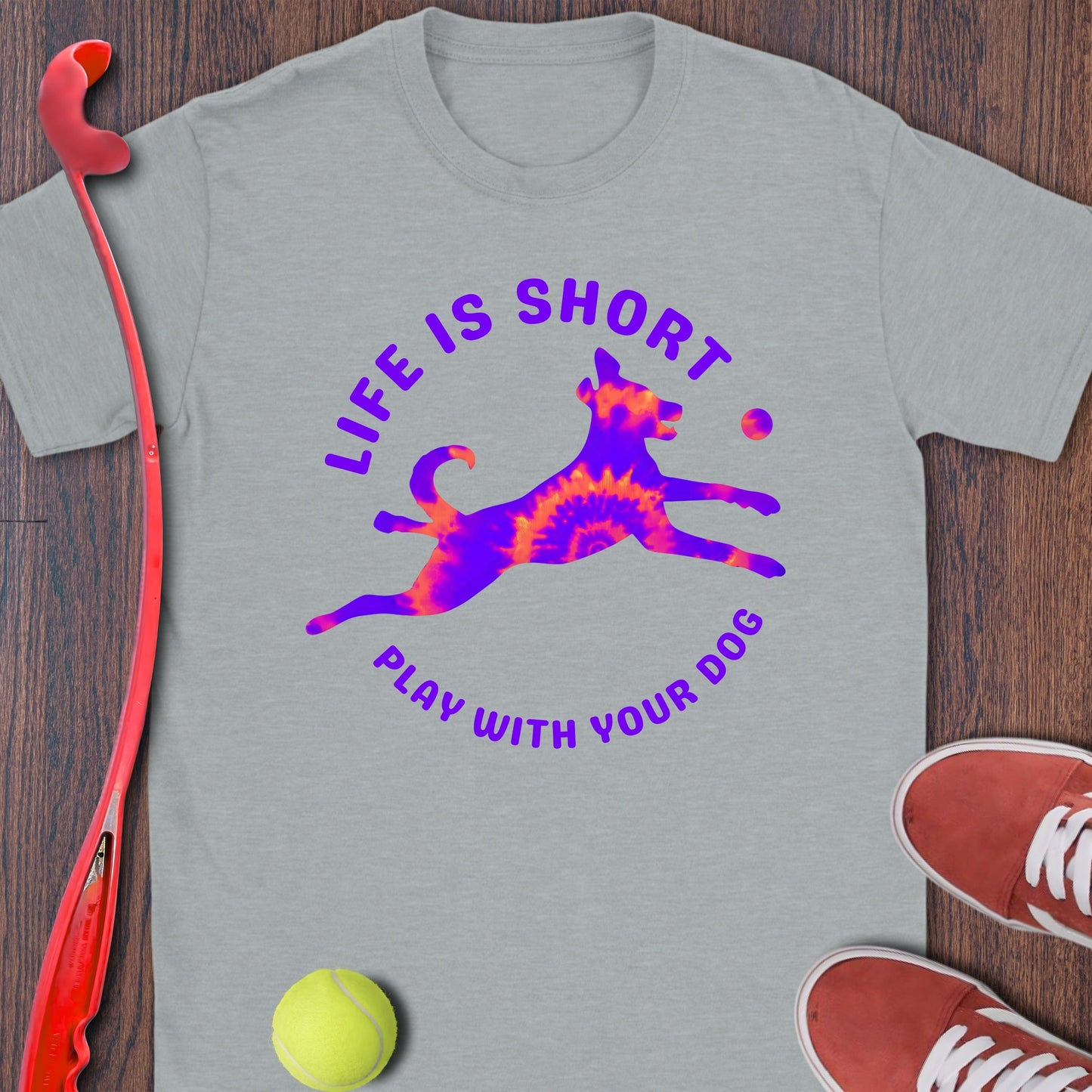 Life Is Short Play With Your Dog T-shirt product type