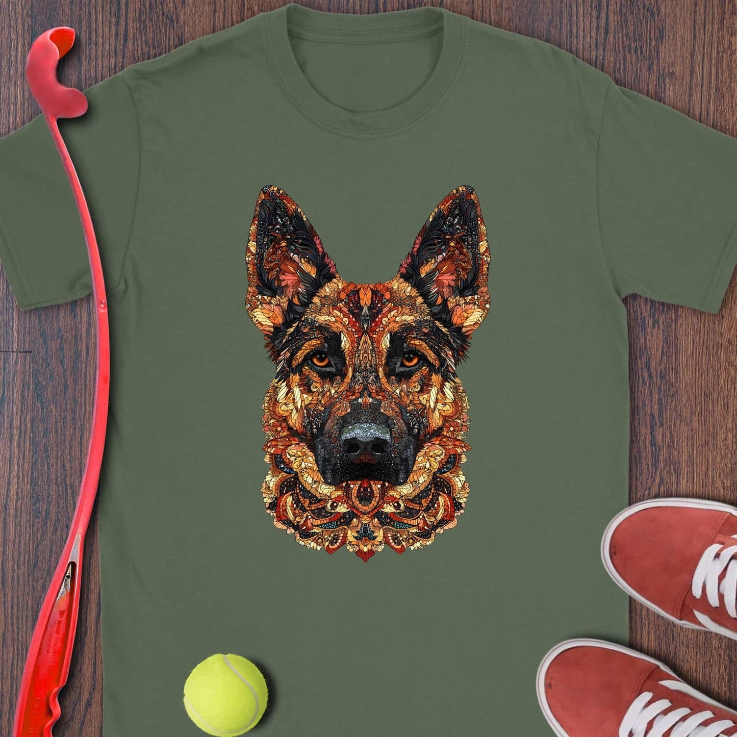 Mandala German Shepherd 1
