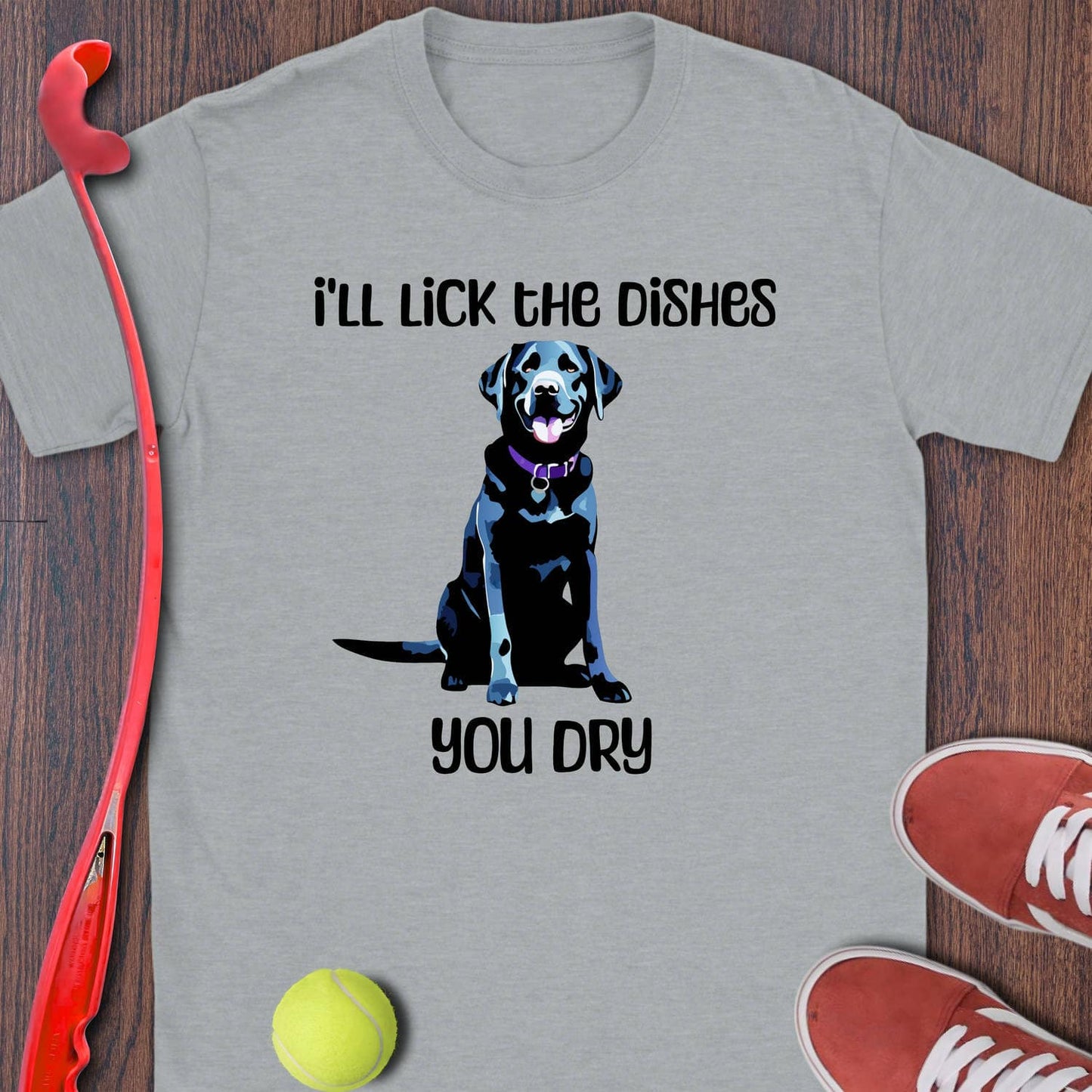 I'll Lick The Dishes (Black Lab)
