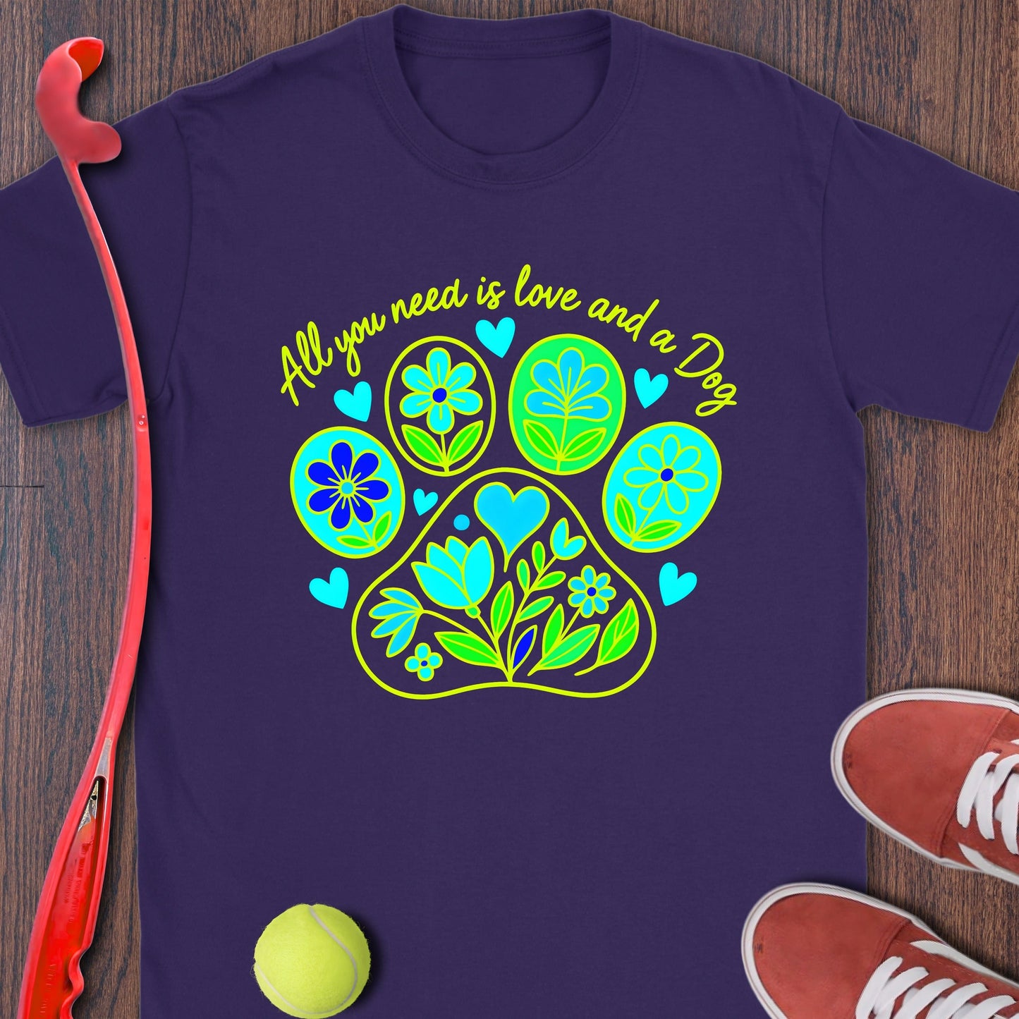 All You Need is Love and a Dog T-shirt product type
