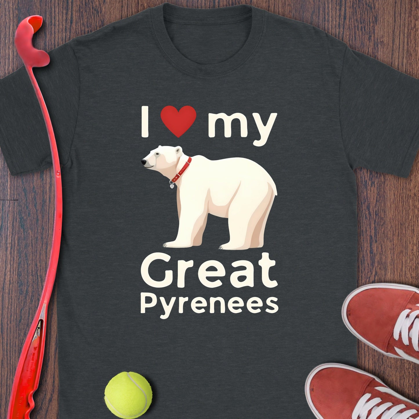 I Love My Great Pyrenees Graphic T-shirt product type