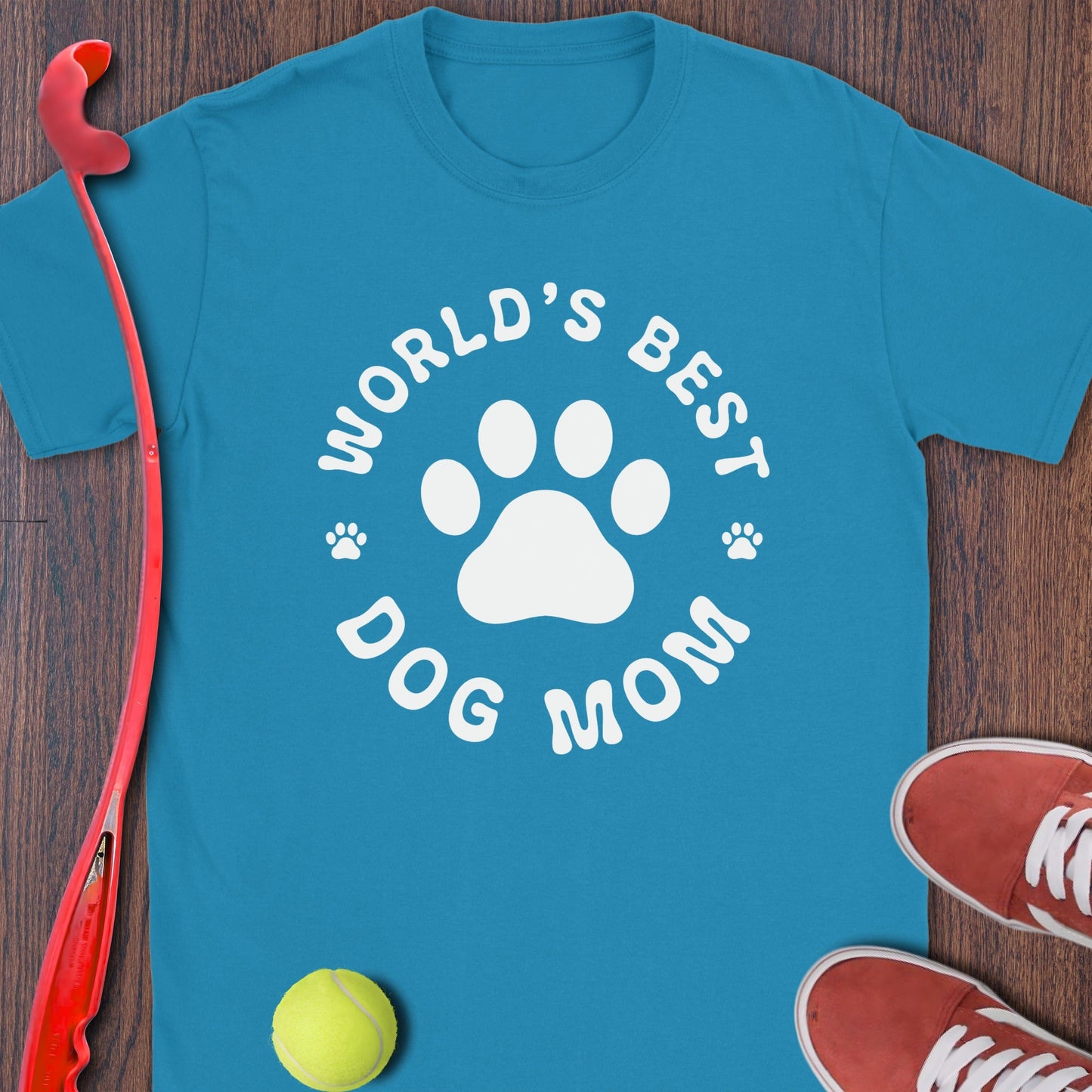 World's Best Dog Mom Fun Paw Print Design product type