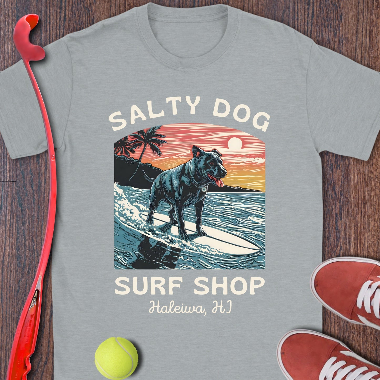 Salty Dog Surf Shop Haleiwa HI Graphic Tee product
