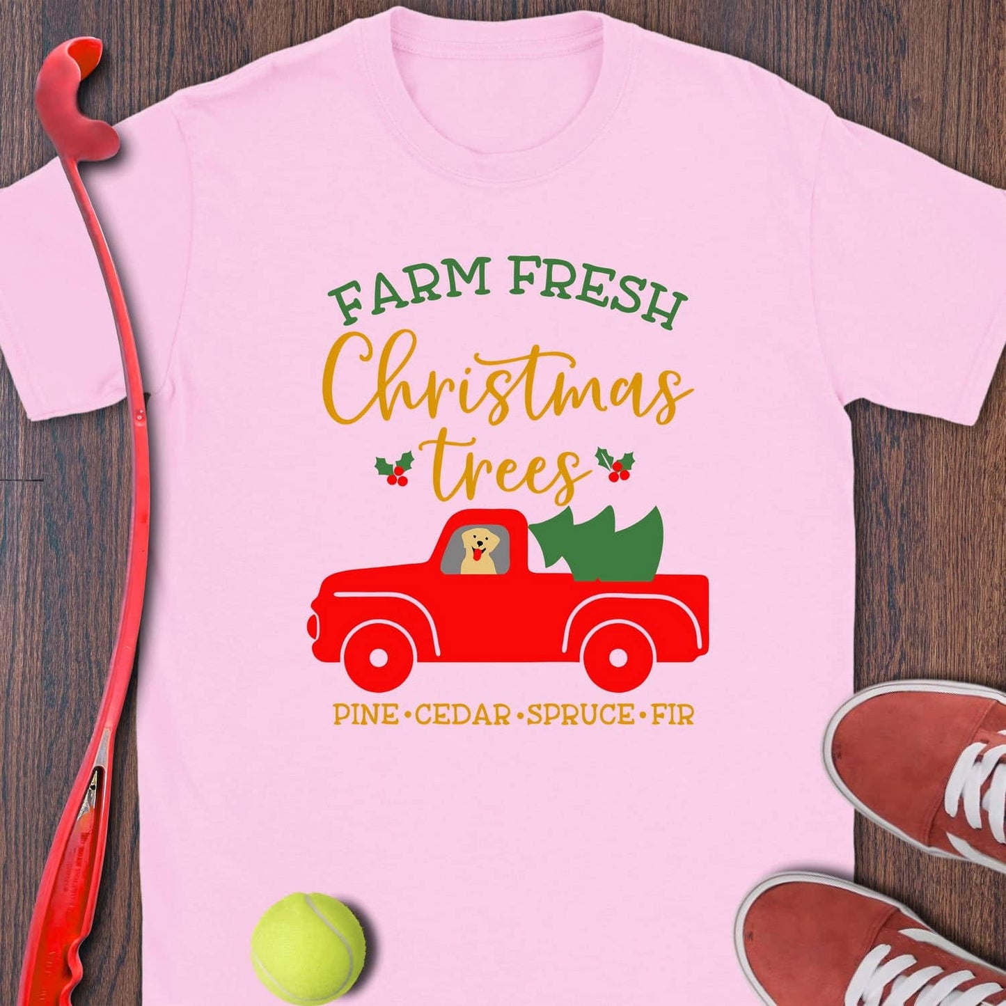 Farm Fresh Christmas (Yellow Lab)