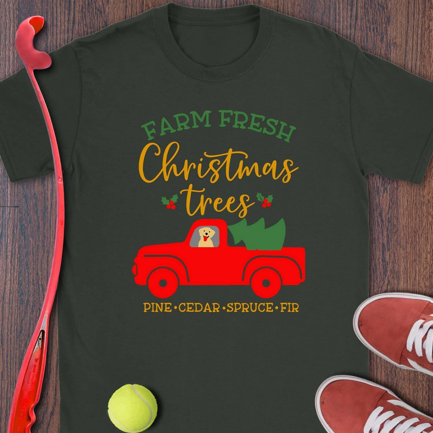 Farm Fresh Christmas (Yellow Lab)