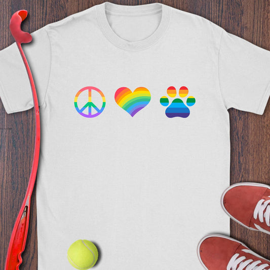 Peace Love Dogs - Rainbow
