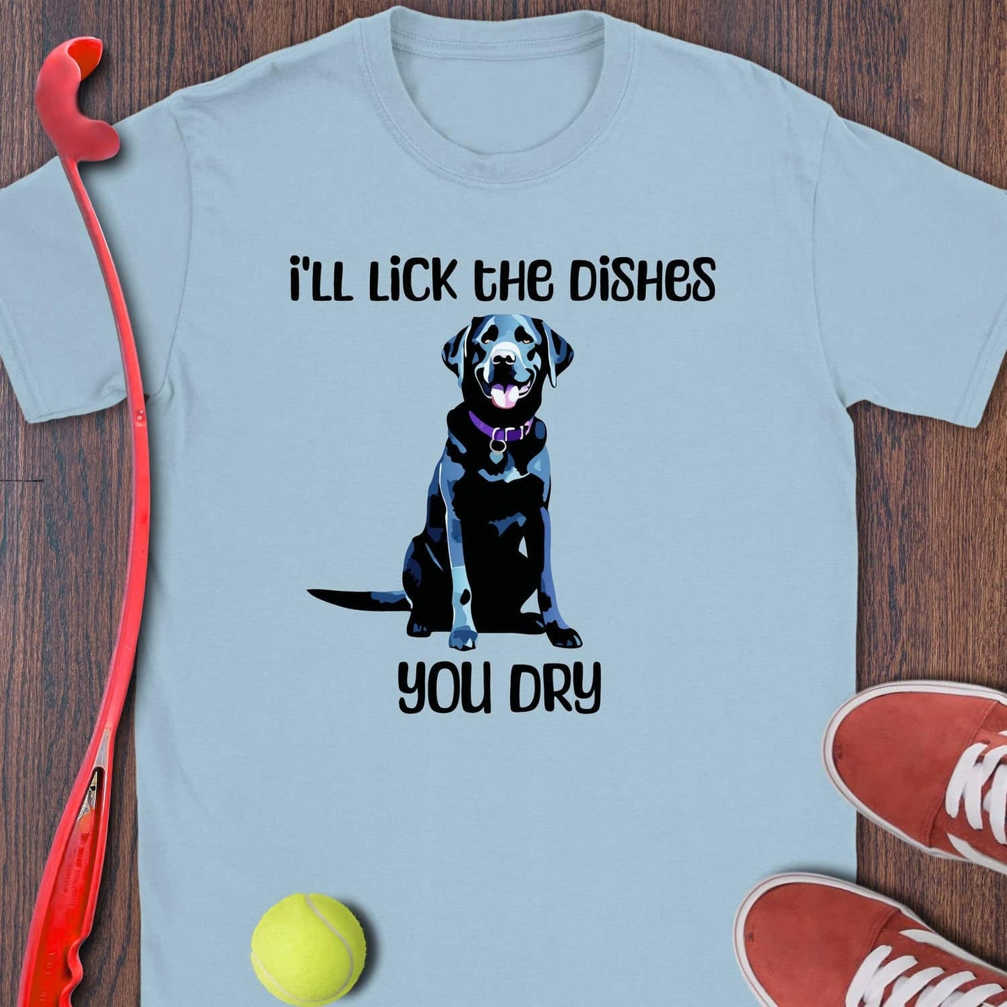 I'll Lick The Dishes (Black Lab)