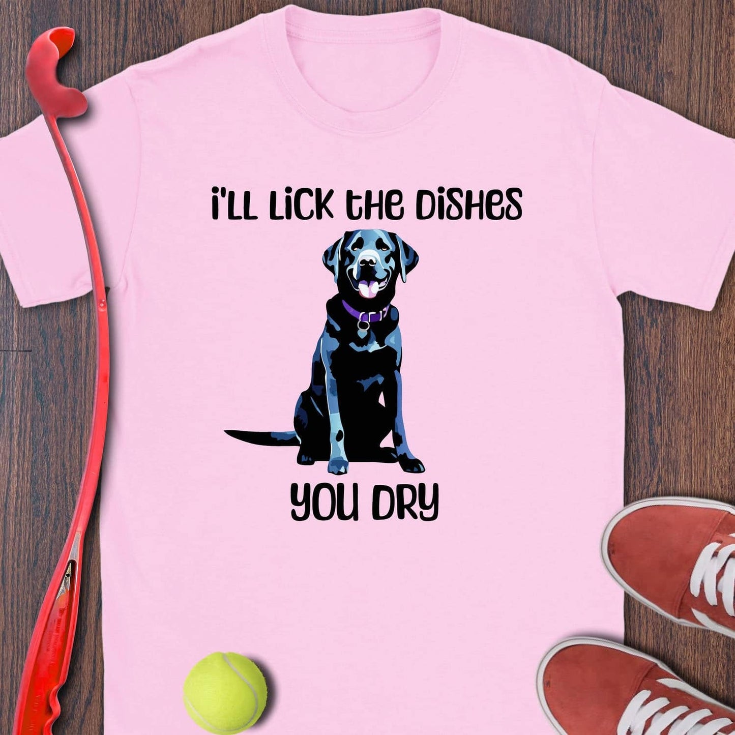 I'll Lick The Dishes (Black Lab)
