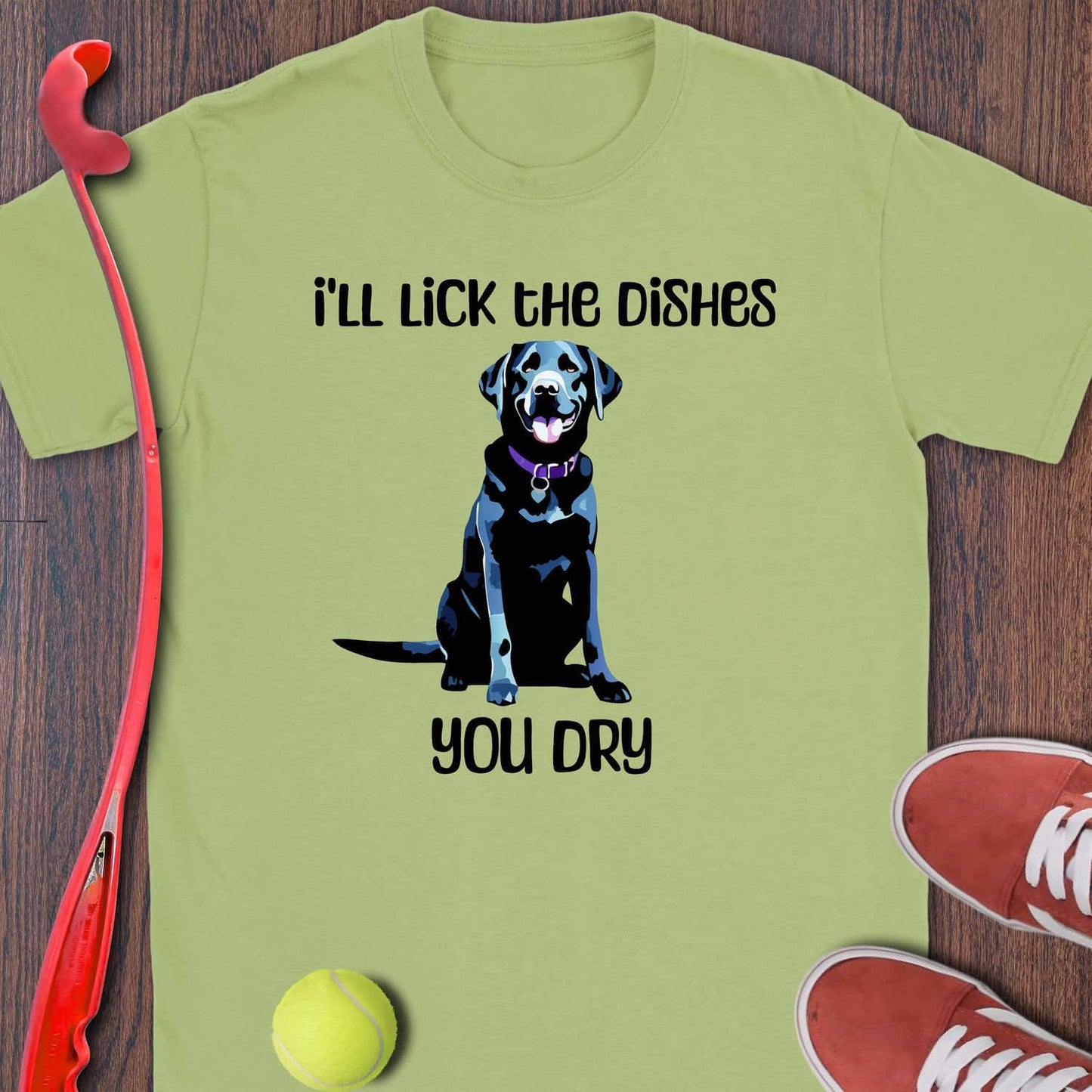 I'll Lick The Dishes (Black Lab)