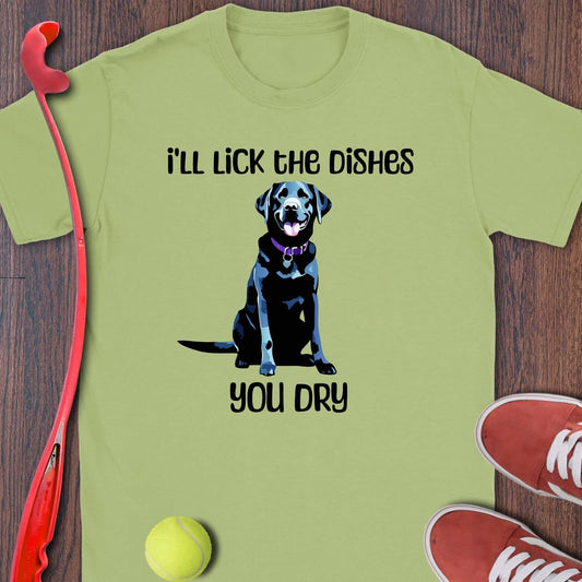 I'll Lick The Dishes (Black Lab)