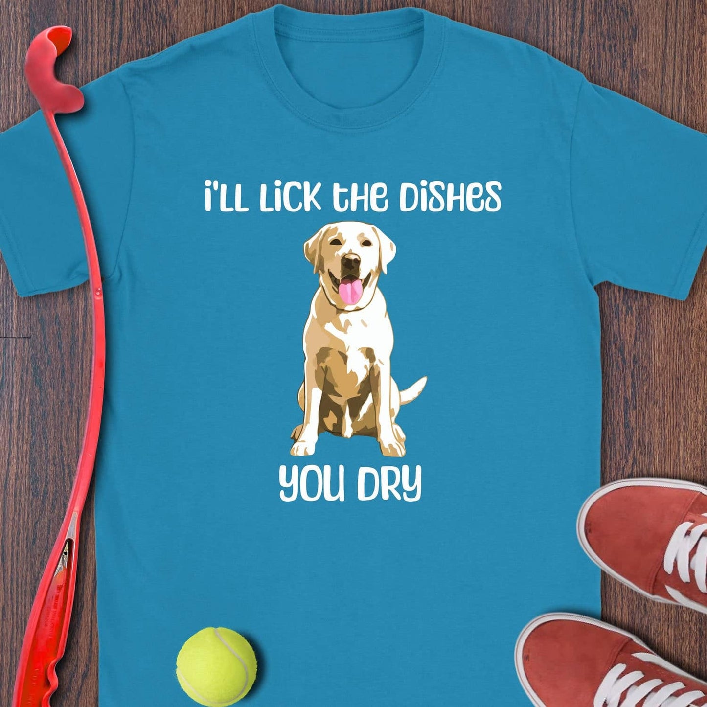 I'll Lick The Dishes - Yellow Lab