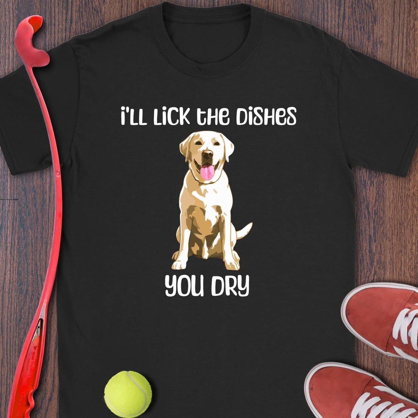 I'll Lick The Dishes - Yellow Lab