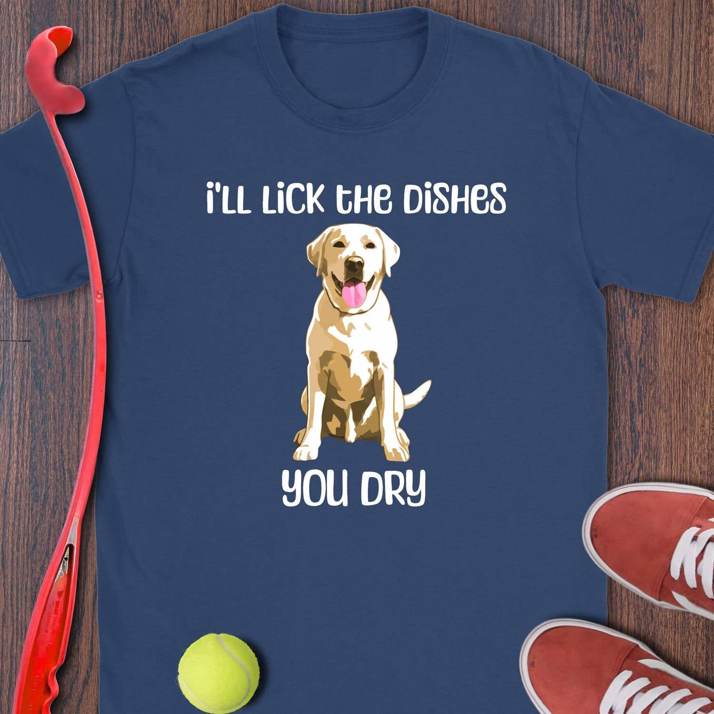 I'll Lick The Dishes - Yellow Lab