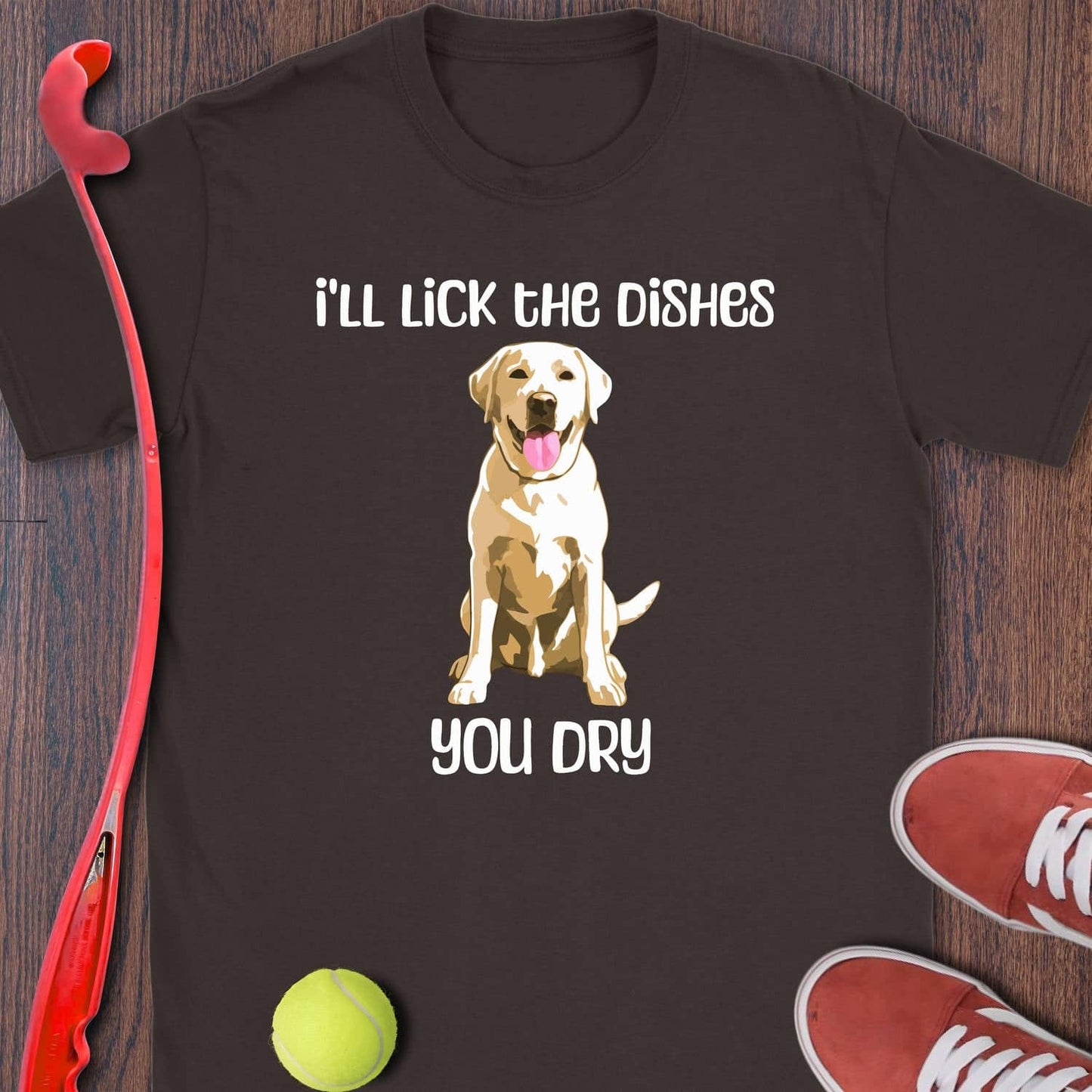 I'll Lick The Dishes - Yellow Lab