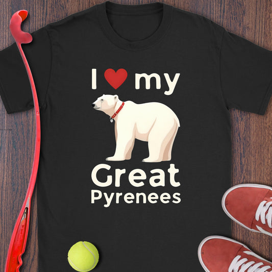 I Love My Great Pyrenees Graphic Shirt product