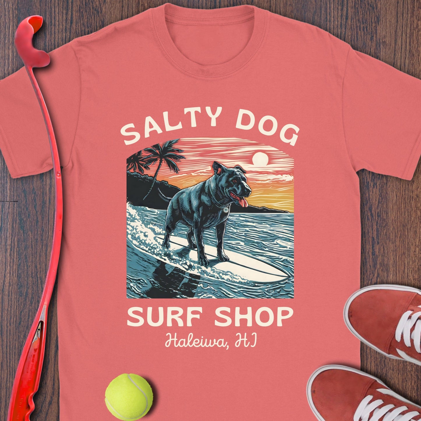 Salty Dog Surf Shop Haleiwa HI Graphic T-Shirt product