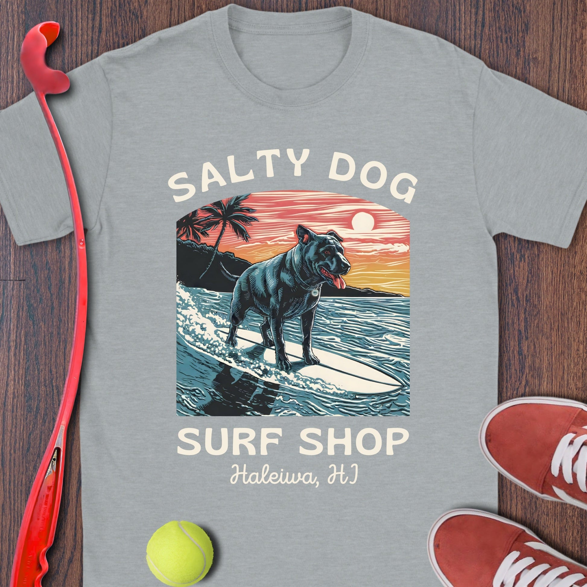 Salty Dog Surf Shop Haleiwa HI Graphic Tee product